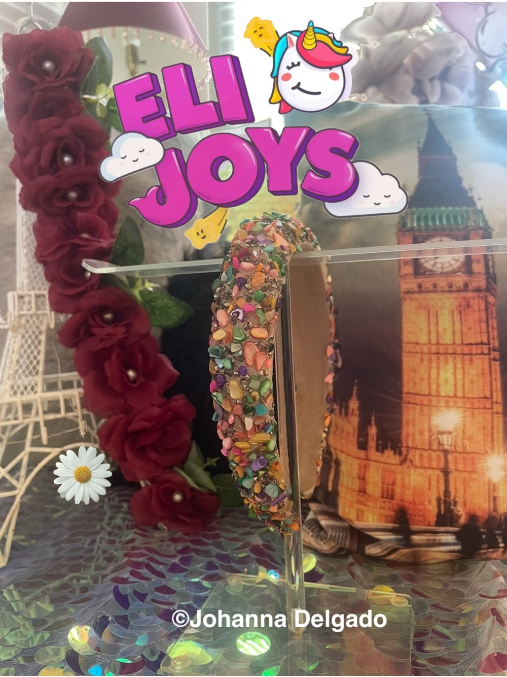 Multicolor Beaded Women's Headband - Eli Joys Style